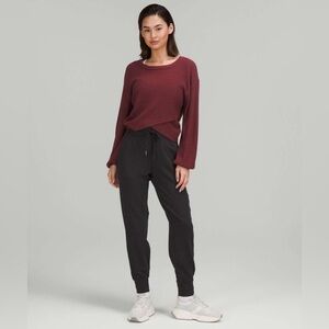 Lululemon ready to fleece high rise ankle length joggers